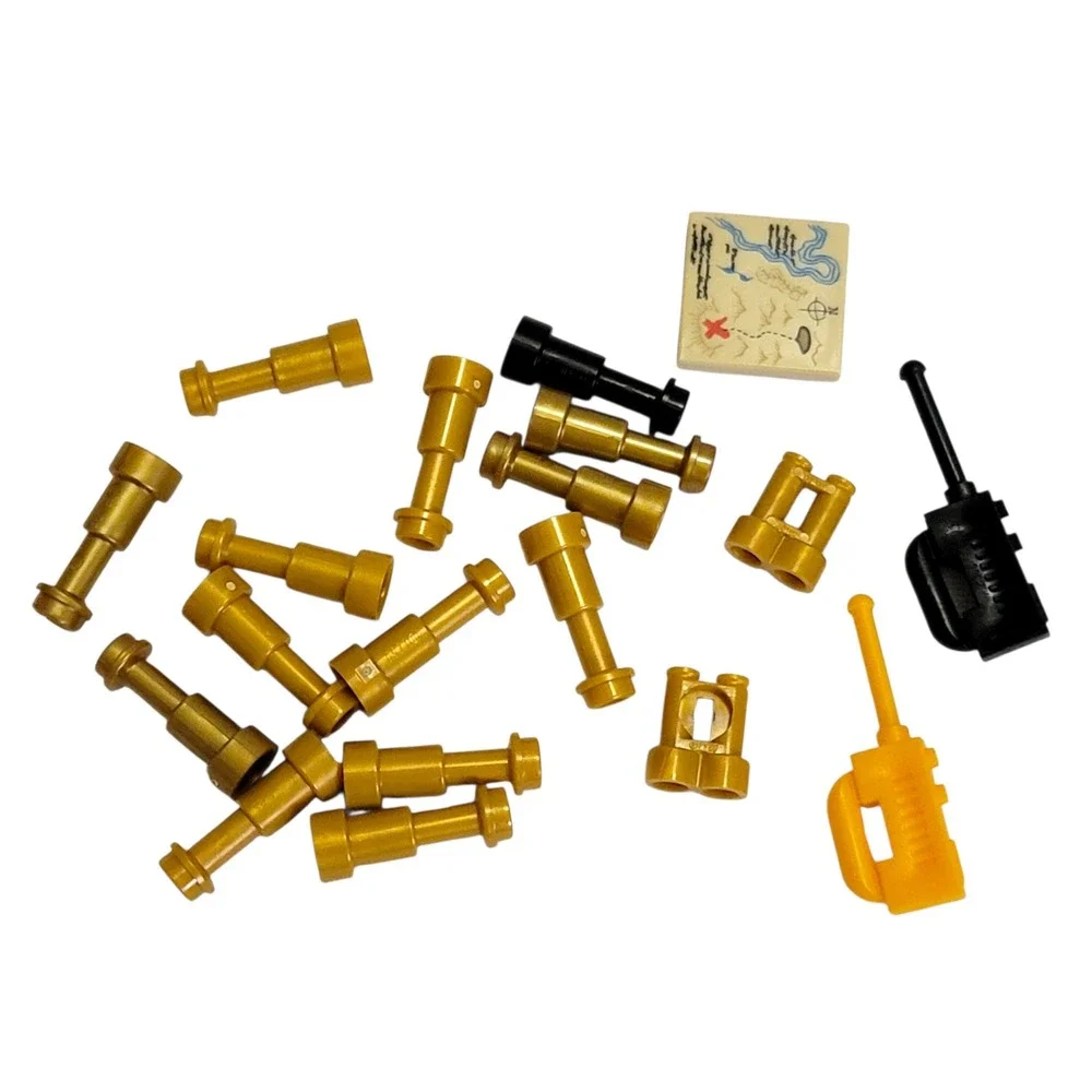 LEGO Minifigure Accessories Lot 47 Pc Telescopes Utility Tools Weapons Mixed